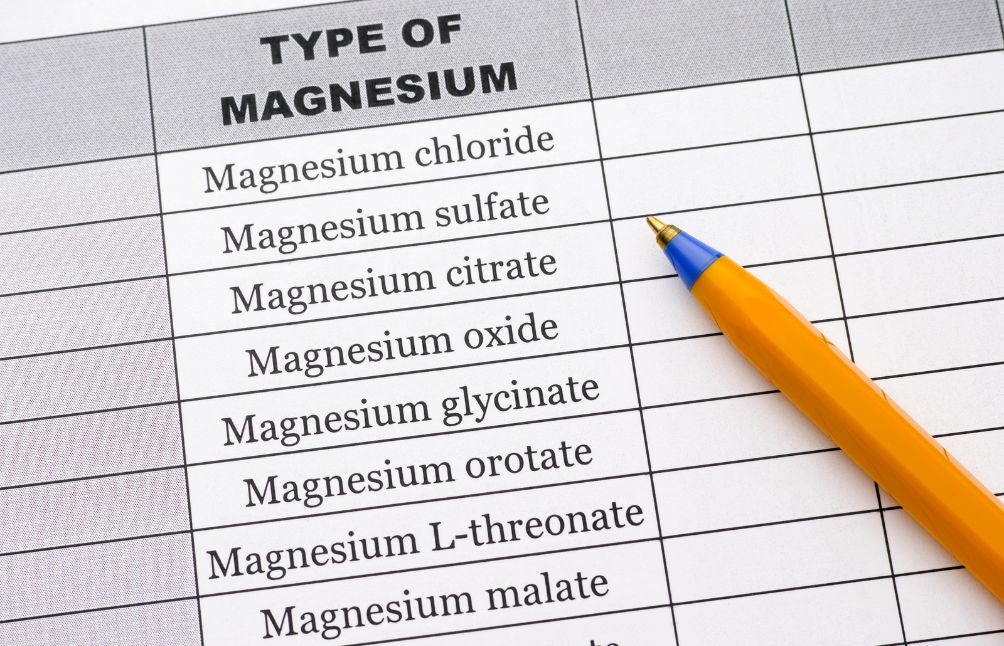 5 Different Types Of Magnesium And When To Take Them