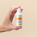 Hand holding Clinicians oral zinc drops.