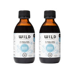 Two amber glass bottles of Mood Boost shown side-by-side on a white background.